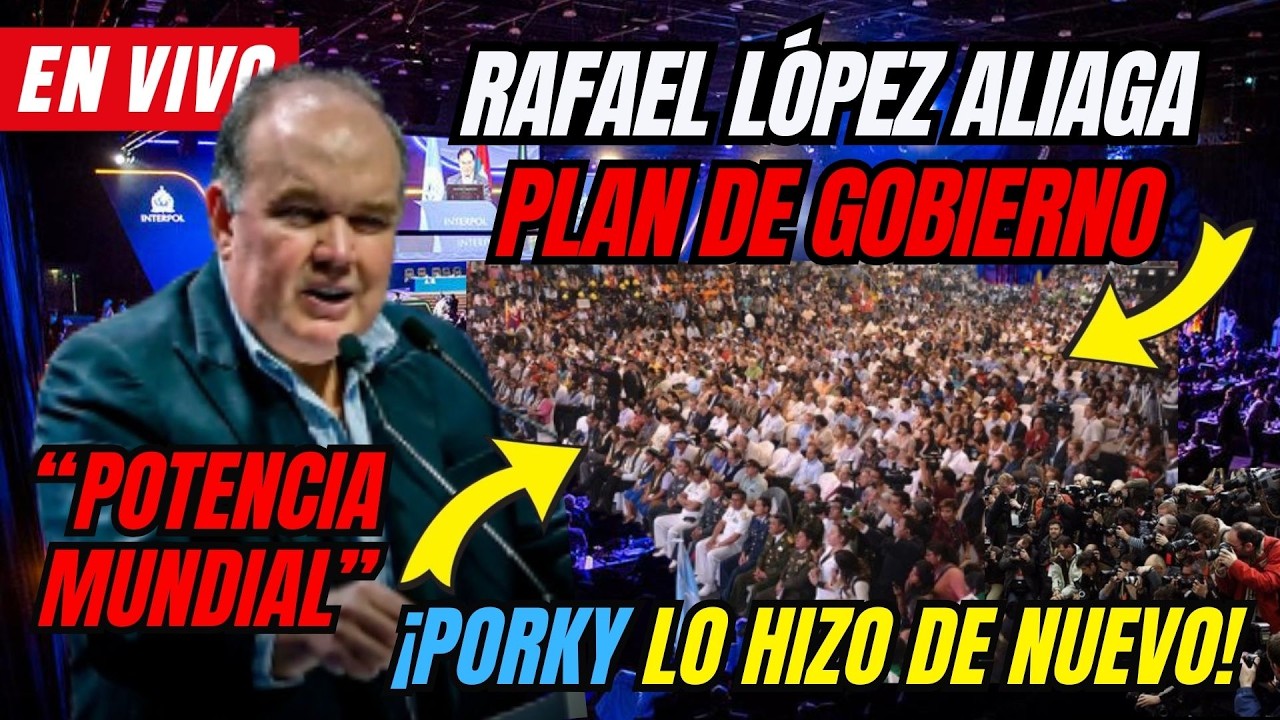 ¡PRESENTACIÓN PLAN DE GOBIERNO! Rafael López Aliaga SHOCK de PROPUESTAS para 28 DE JULIO