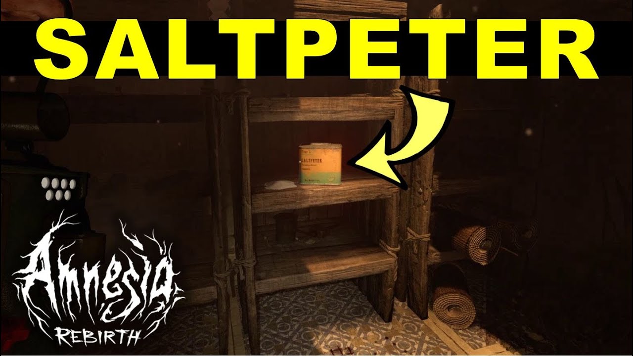 How to get Saltpeter from Quartermaster's Store | Fortress Arsenal | Amnesia Rebirth