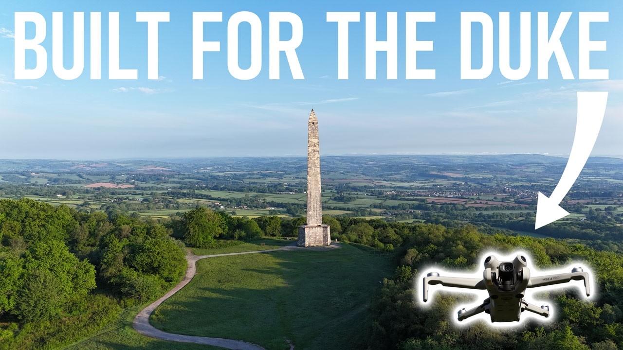 Wellington Monument, Somerset - UK | DJI Mini4 Pro Drone Footage