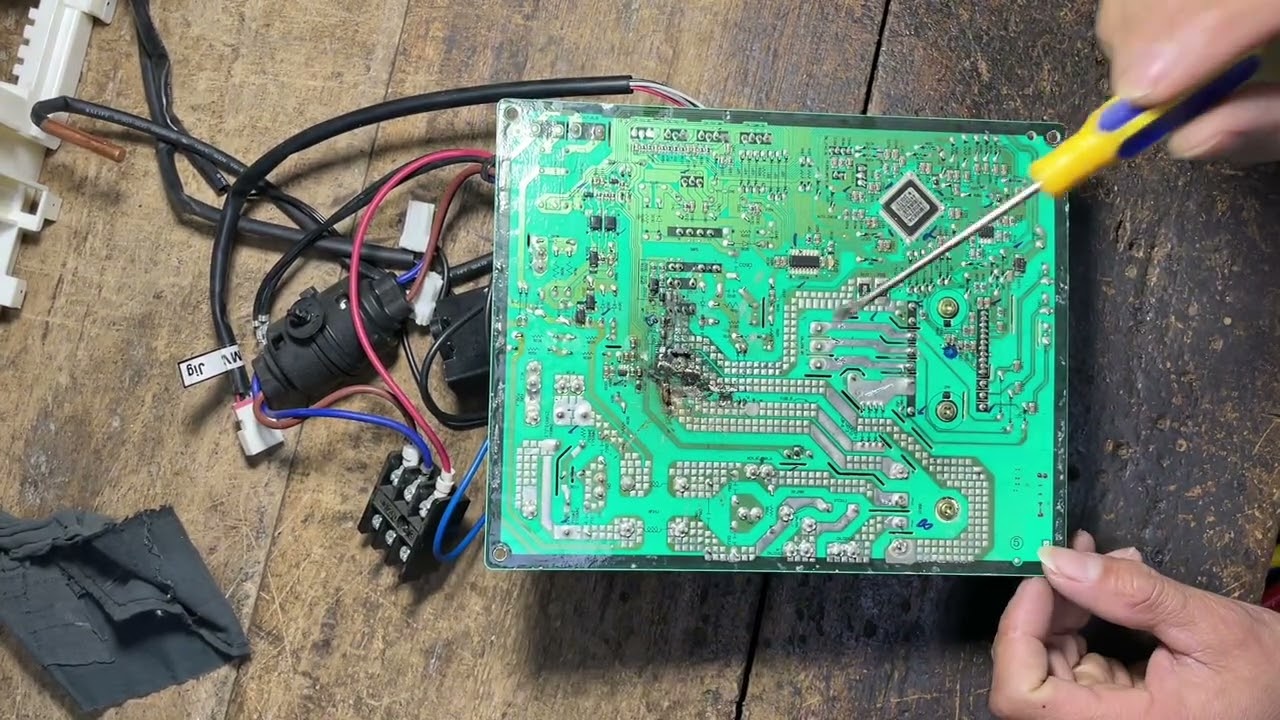 Điều hoà lg lỗi 5 nháy đèn báo, chết bo công suất cách sửa đơn giản xem hết video ai cũng làm được!