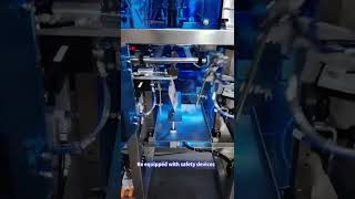 Single-station pre-made bag packing machine #packingmachine #premadebag #packingmachinesuppliers