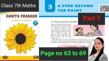 Chapter 3 A Peek Beyond The Point | Page no 63 to 69 | Class 7th Maths Ganitaprakash New Ncert