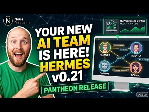 Hermes Agent v0.21: The Pantheon Update