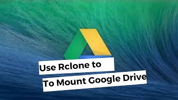 Mount Google Drive as a Windows drive using rclone : Pt 1