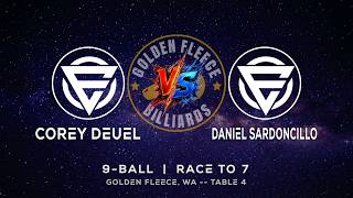 COREY DEUEL vs DANIEL SARDONCILLO - GOLDEN FLEECE - TABLE 4 | EvoSports