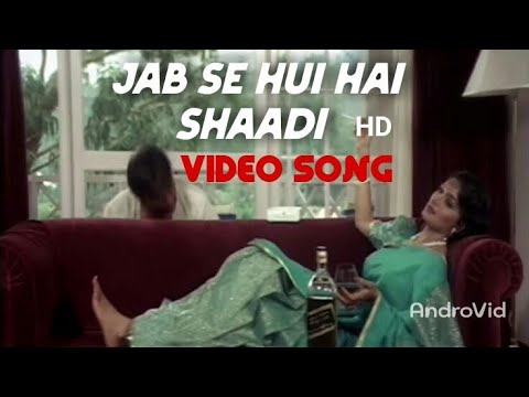 Jab Se Hui Hai Shaadi  Thanedaar 1990 Songs  Amit Kumar  Sanjay Dutt  Madhuri Dixit