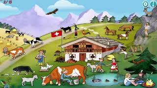 Wimmelbook Sounds APP - Alpine Pasture - hidden objects with sound - Wimmelbildspiel mit Geräuschen screenshot 4