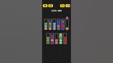 Ball Sort - Color Puzzle Game - Level 1068 - Walkthrough SOLVED by RobotPlayer AI!!!