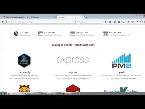 What is Node.js and npm? | Grunt.js tutorial