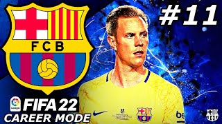 PENALTY DRAMA?UCL SEMI FINALS VS ATALANTA - FIFA 22 Barcelona Career Mode EP11