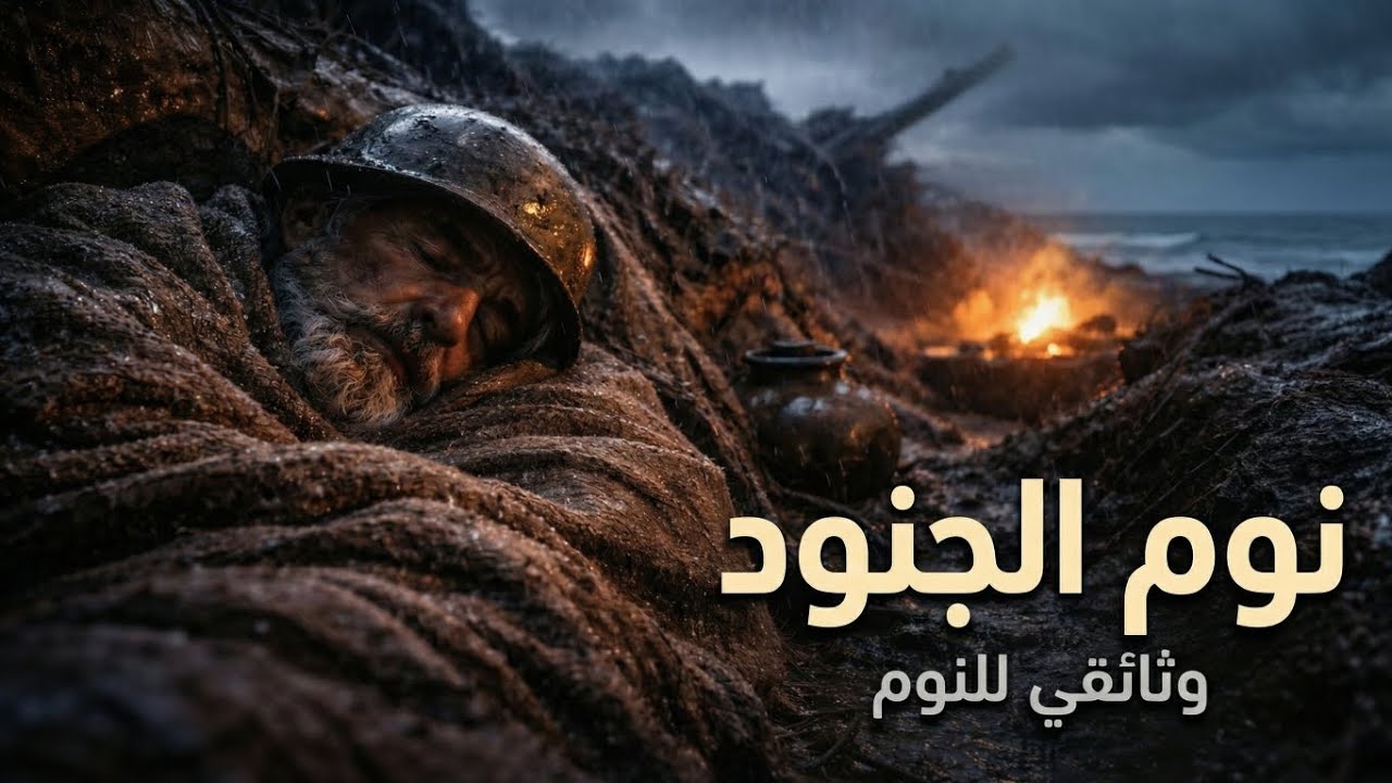 كيف نام الجنود في الخنادق الموحلة تحت وابل المطر والمدافع؟ | وثائقي للنوم