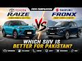 Toyota Raize vs Suzuki Fronx 2026 – Which SUV is Better?