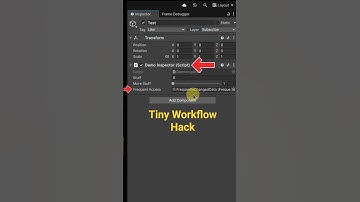 Tiny Unity Trick To Speed Up Your Workflow #unity3d