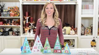 Advent Calendar Trees SVG Kit - Assembly Tutorial