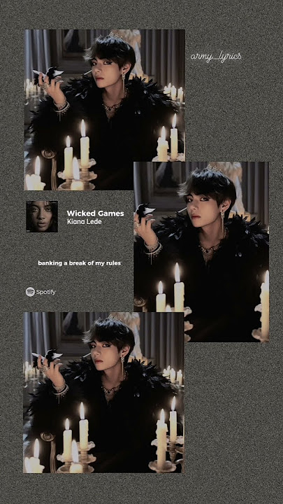 Kim Taehyung Wicked Games ( Kiana Lede)