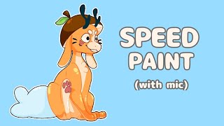 new main oc - speedpaint - FW (with mic)