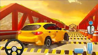 Speed Bump Car Crash Test ( 3D Car game ) || Car Full speed driving gemas play video - Android games screenshot 5