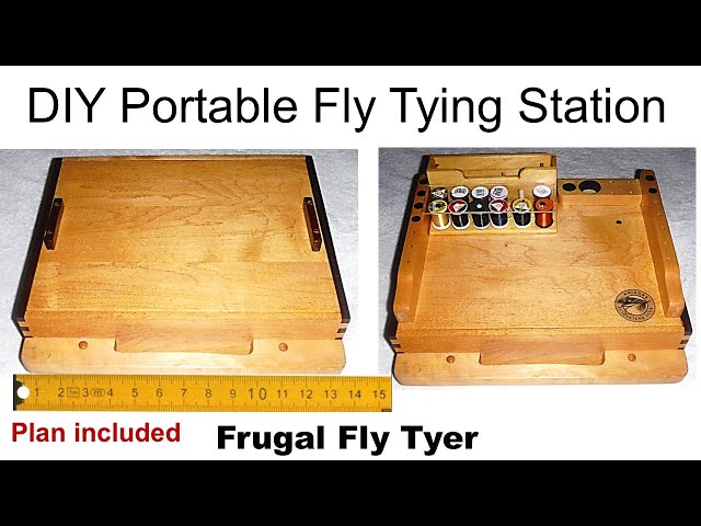 Portable Fly Tying Station - DIY Compact Station for Tying and
