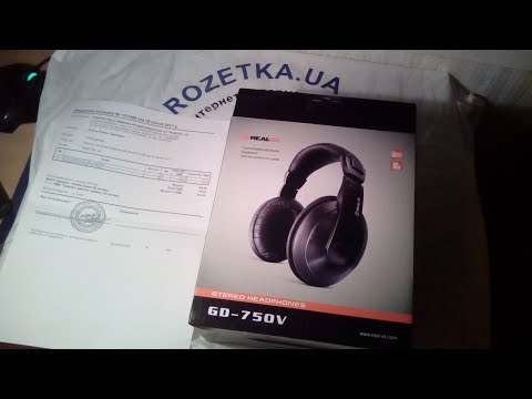Навушники REAL-EL GD-750V Black (EL124200015)