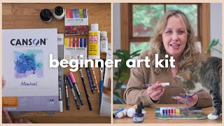 Mixed Media Art Supplies for Beginners 🎨 Come shopping with me!