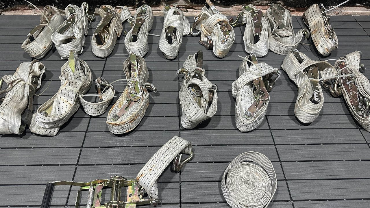 Tập 14 : Dây đai tăng đơ hàng bãi , dài 5 mét , bản to 5cm , Liên hệ ZL : 0924250924