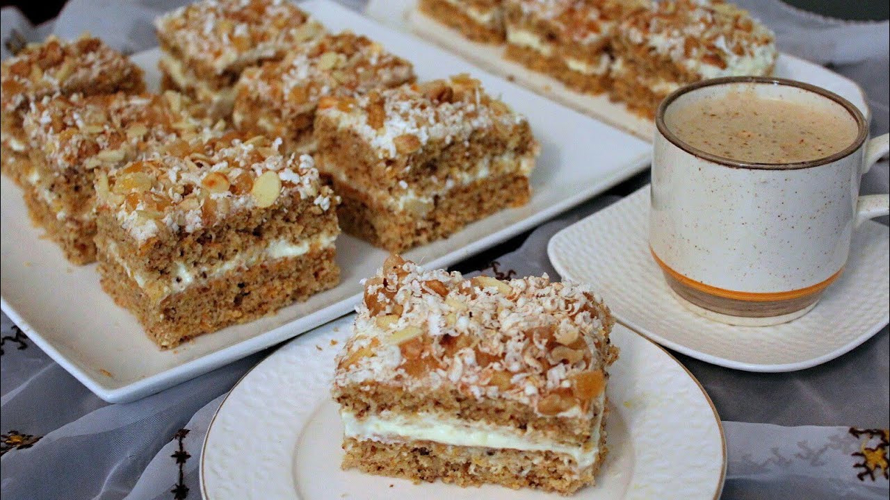 الكيك المدهش الذي احتار ضيوفي في سر لذته،طراوته واختلافه فعلا رائع ويستحق التجربة👌👌كيكة الجزر 