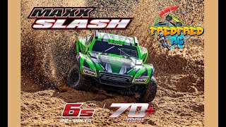 Traxxas MAXX SLASH 1/8, Unboxing, présentation en détail, essais et conclusion 😮