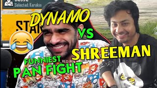 Dynamo vs Shreeman Legend vs Sangwan Funniest Pan Fight in BGMI Launch Party | Red Rock