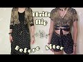 DIY dress to two piece set | Thrift Flip