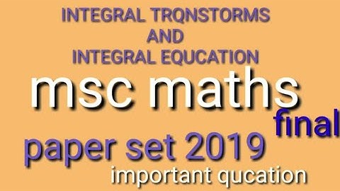 MSC math