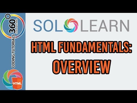 Learn HTML Fundamentals with SoloLearn: Overview