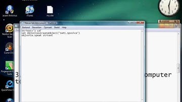how to make your computer talk (vbs file)