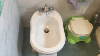 Mr. Know it all teaches how to use the bidet