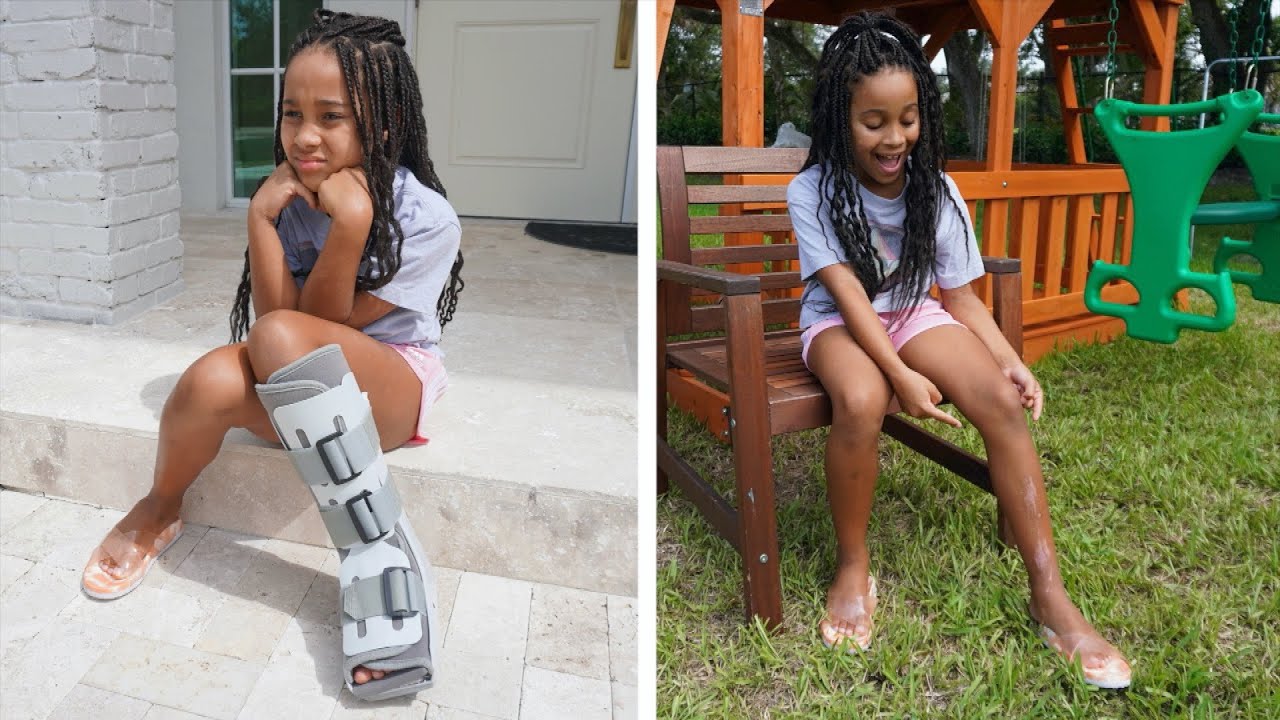 Girl with BROKEN LEG Finally Gets Her HAPPINESS BACK | FamousTubeFamily