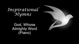 God, Whose Almighty Word (Piano)