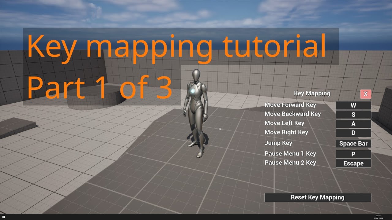 Unreal engine 5.3 Enhanced key mapping tutorial part 1 of 3 - YouTube
