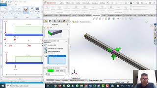 SOLIDWORKS CÁLCULO DE VIGAS 1