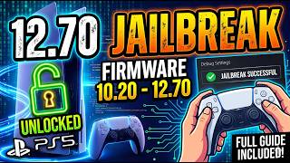 PS5 12.70 JAILBREAK IS HERE! 🔓 New P2JB Kernel Exploit (10.20 - 12.70)