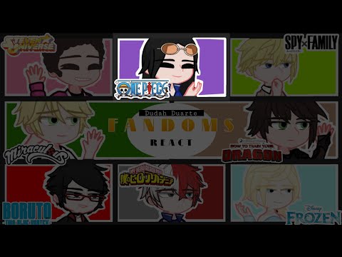 [📜] Fandoms react to Each Other (Nico Robin) - 2/9 | 2x speed | 🇧🇷|🇺🇸 | GL2 [📜]