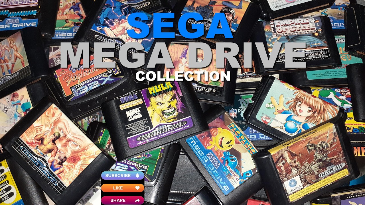 ASMR : SEGA MEGA DRIVE COLLECTION PART 1 (MEGADRIVE & GENESIS)