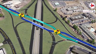 I-95 Diverging Diamond Interchange - Lumberton