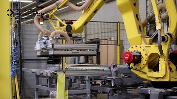 Automated Palletizing System for Various Furniture Packages | Robotic Palletizer