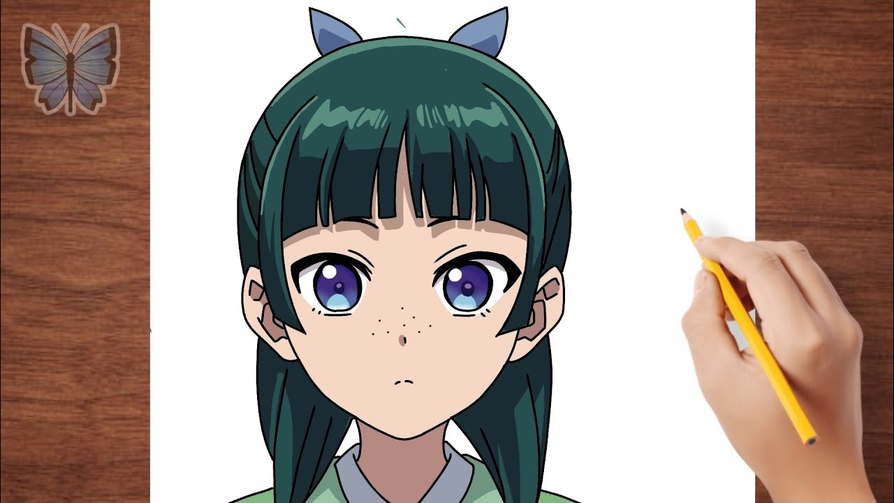 How to draw Maomao from the apothecary diaries | Step by step | how to draw anime