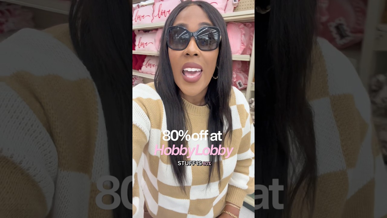 Распродажа со скидкой 80% в Hobby Lobby!