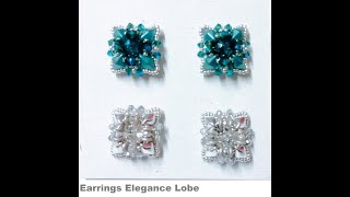 Video Tutorial orecchini a lobo Elegance/ Lobe Earrings Tutorial