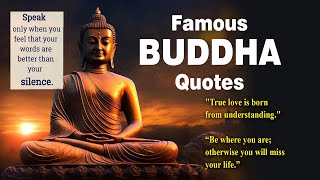 Famous Buddha's quotes