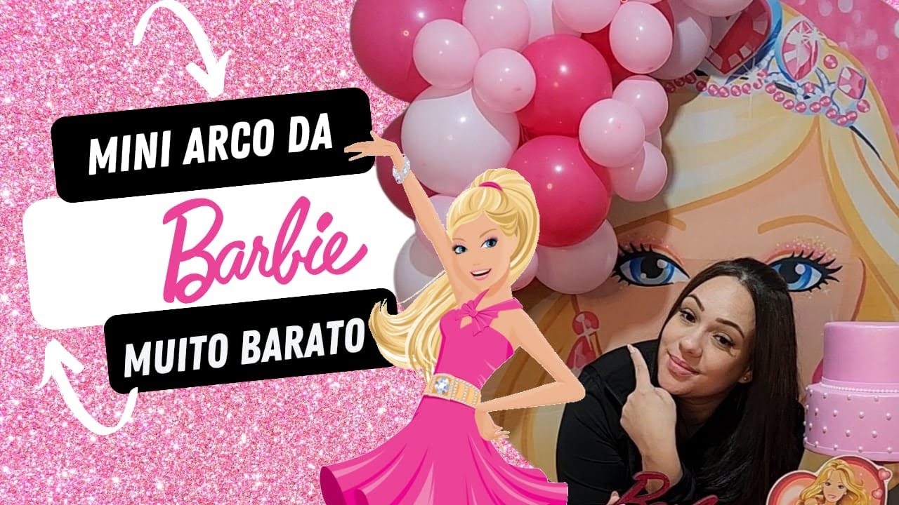 Decoracao de festa infantil barbie baloes