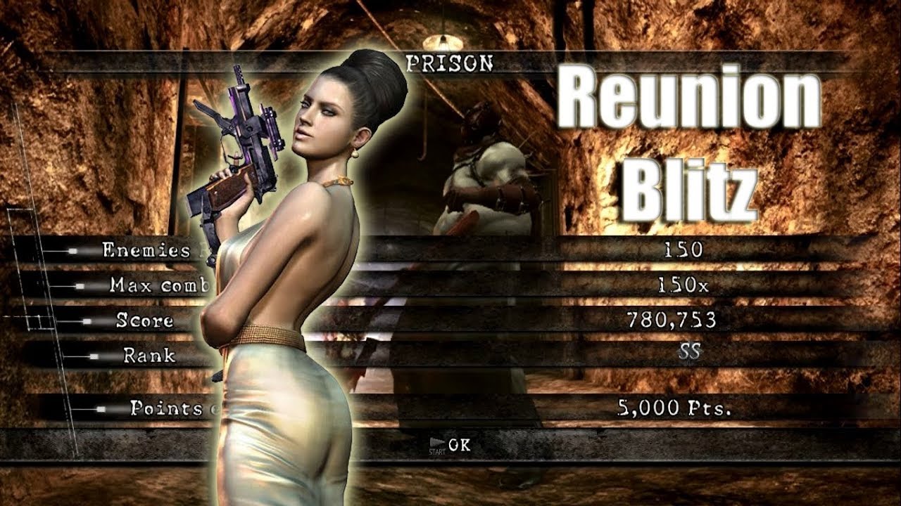 Prisión Solo Excella 780k (Sin Bonus de Tiempo) | RE5 Reunión de Mercenarios PC