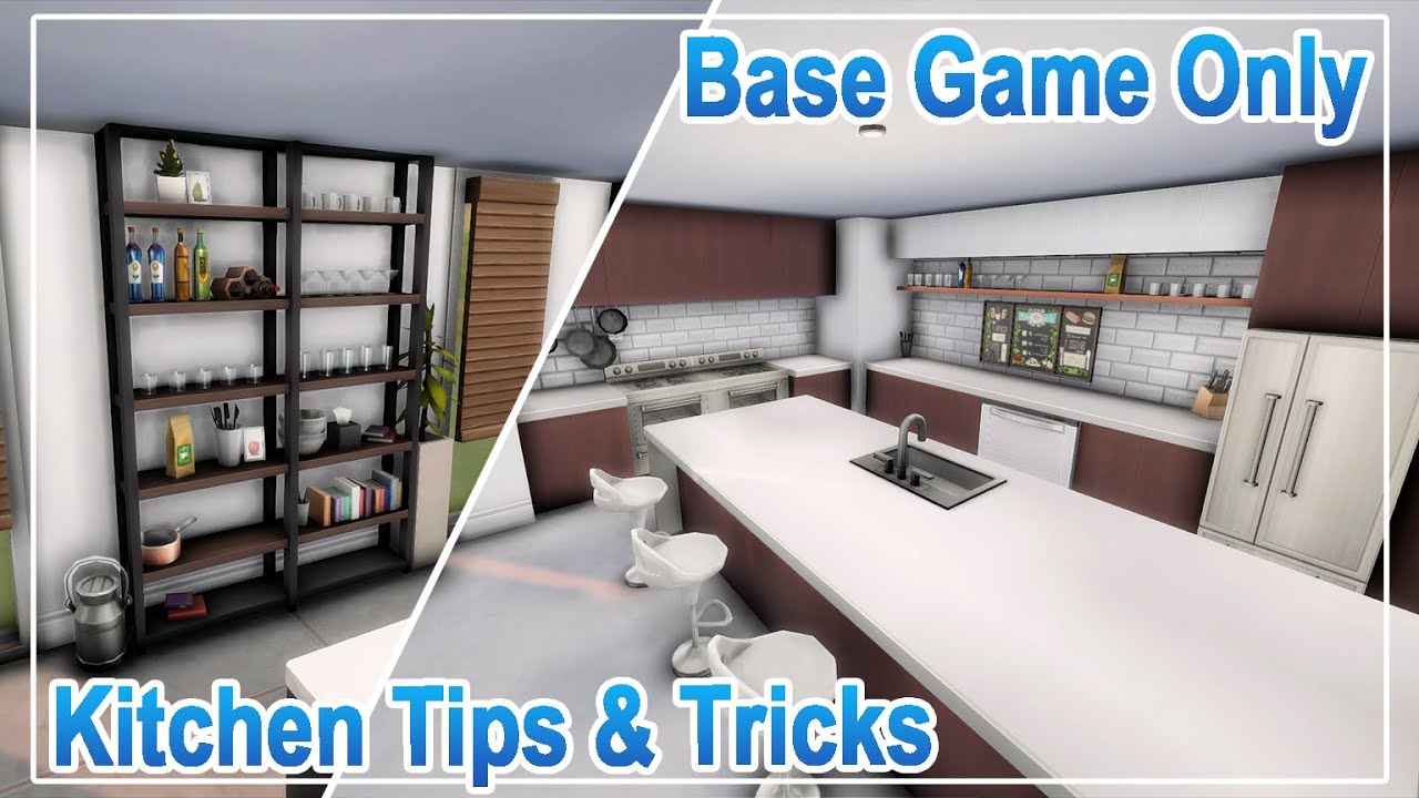 Sims 4 Tips & Tricks | Base Game Kitchens