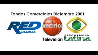 Red Global, América Televisión Tandas Comerciales Diciembre 2001